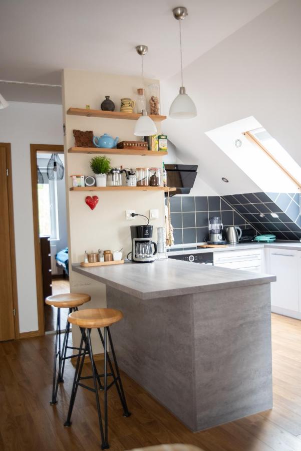 Na Zamkowej Apartament Lagow  Luaran gambar