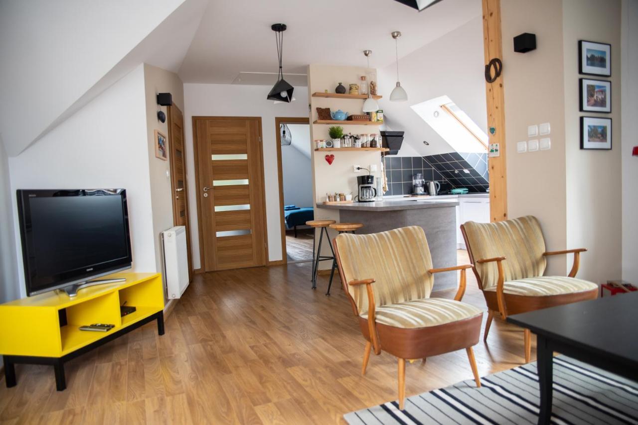Na Zamkowej Apartament Lagow  Luaran gambar